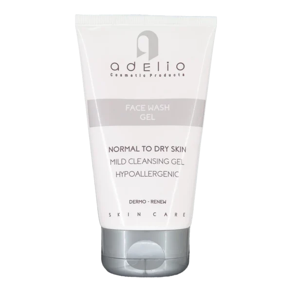 Adelio-face-wash-gel-1-1.webp ژل شستشوی پوست نرمال تا خشک ادلیو