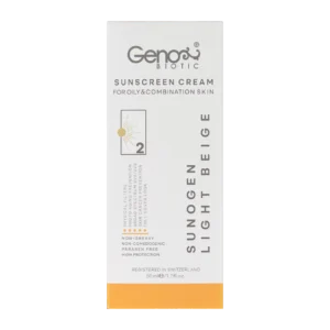 ضد آفتاب رنگی پوست چرب SPF50 ژنوبایوتیک