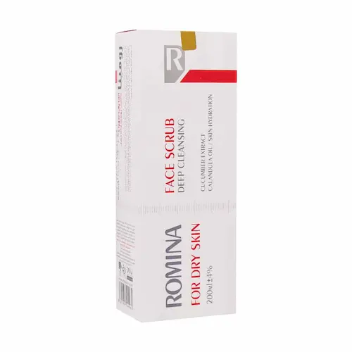 Romina-face-scrub-for-dry-skin اسکراب پوست خشک رومینا