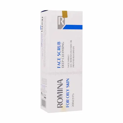 Romina-face-scrub-for-oily-skin (1) اسکراب پوست چرب رومینا
