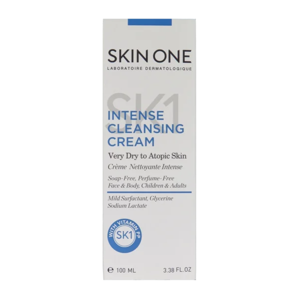 Skin-One-cream-intense-cleaning-very-dry-to-atopic-skin-1.webp کرم پاک کننده اینتنس پوست خشک اسکین وان - تصویر 1