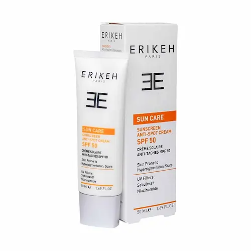 erikeh-anti-spot-sunscreen-spf50 کرم ضد آفتاب و ضد لک SPF50 اریکه