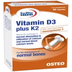 کپسول ویتامین د3 پلاس کا2 یوروویتال