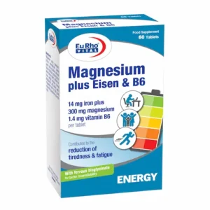 منیزیم پلاس آیزن و ب6 یوروویتال