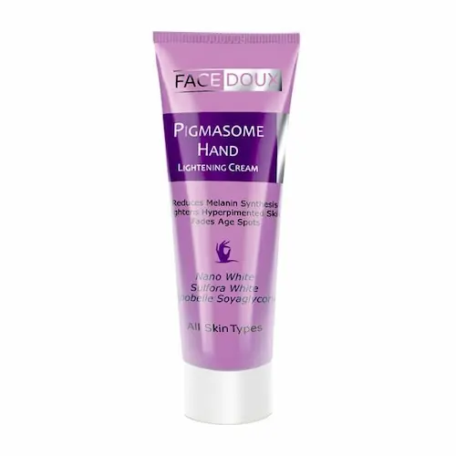 face-doux-pigmasome-hand-lightening-cream کرم روشن کننده دست پیگمازوم فیس دوکس