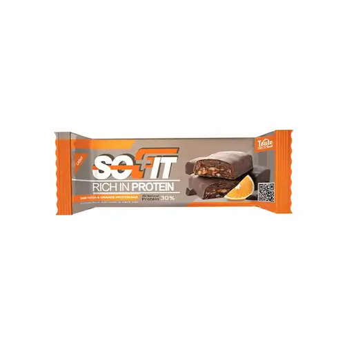 toute sweet proteinbar dark cocoa orange (1) پروتئین بار شکلات تلخ با پرتقال توت سوییت