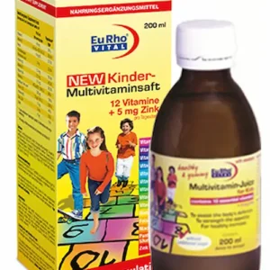 شربت کیندر مولتی ویتامین و زینک یوروویتال