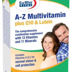 مولتی ویتامین A-Z پلاس کیوتن و لوتئین یوروویتال