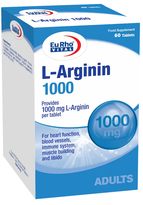 eurhovital-tablet-eurho-vital-l-arginin-1000 ال آرژینین ۱۰۰۰ یوروویتال