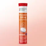 قرص جوشان ویتامین سی ۱۰۰۰ نیچرز پلنتی زعفرانی