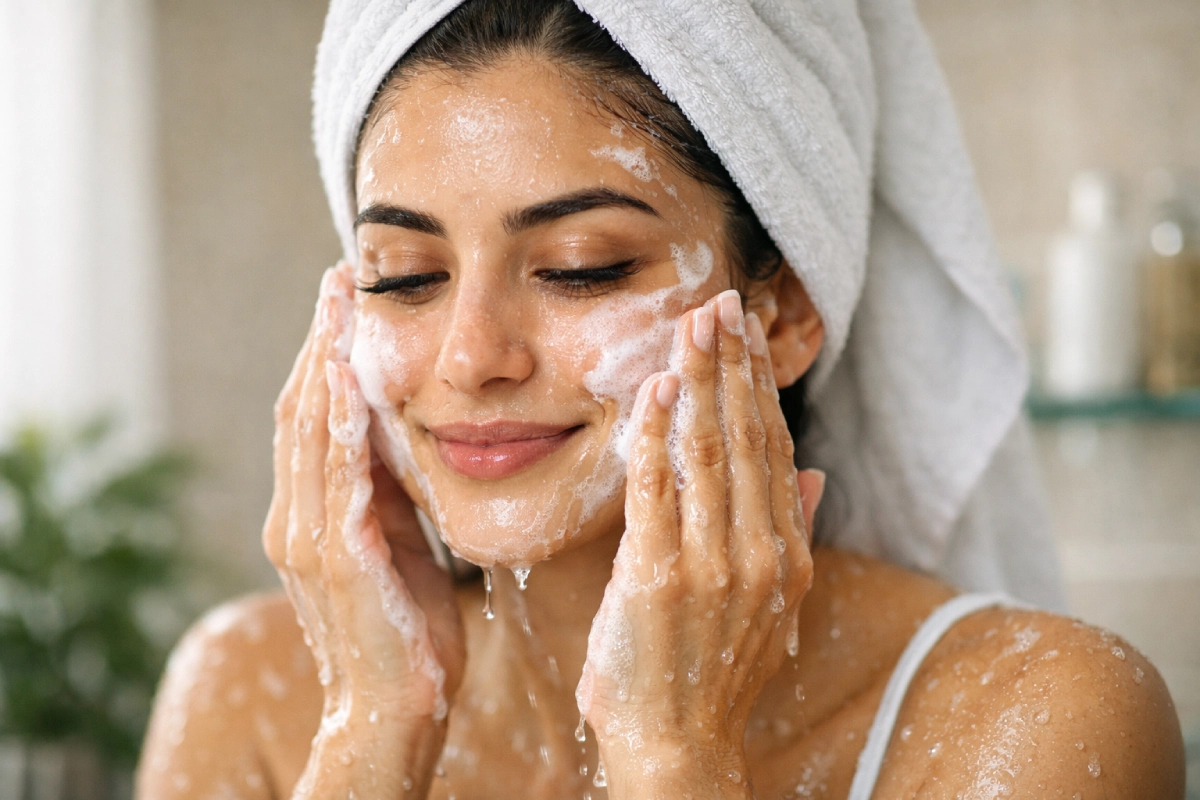 شست‌وشوی حرفه‌ای صورت : راز پوست شاداب و سالم